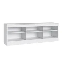 CASA JOVEN - Mesa De Tv 50" Venecia Blanca 47X120X34Cm