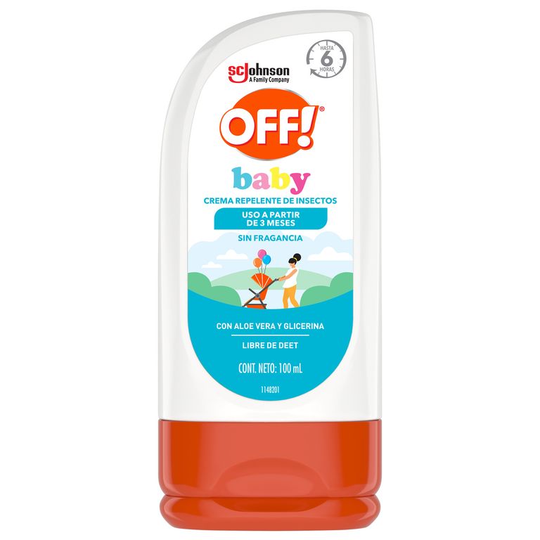Repelende de Insectos Off Baby en Crema Envase 100 mL