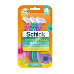 SCHICK - QUATTRO YOU RAINBOW X3U
