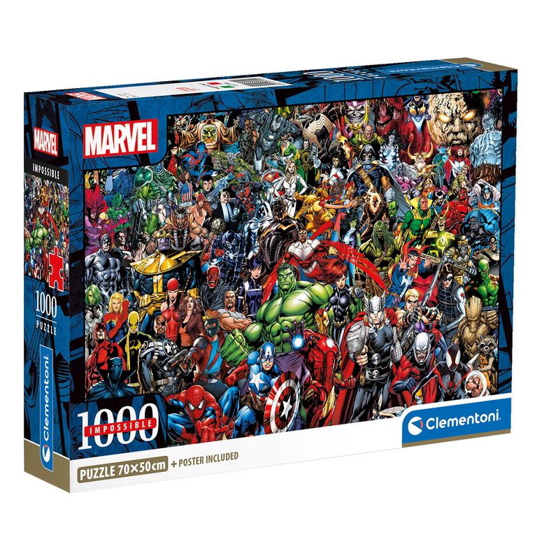 Rompecabezas Marvel Imposible 1000 Pzas