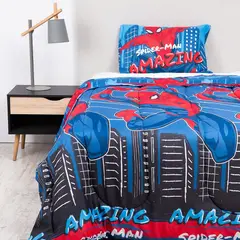 CASA JOVEN - Edredón Infantil Spiderman 1.5plz.
