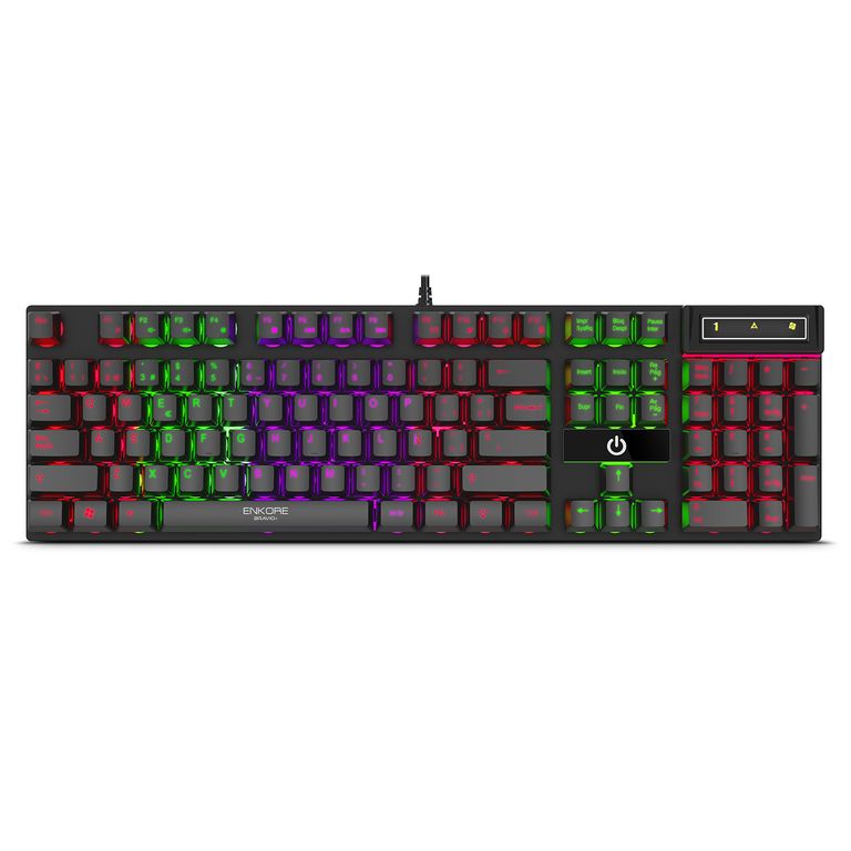 Teclado Gamer Enkore Ekk6Xx Luz Led