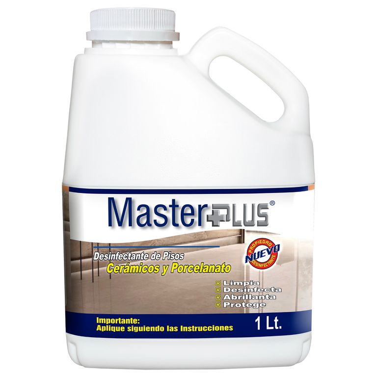 Limpiador Desinfectante Master Plus Pisos Cerámicos Envase 1 L
