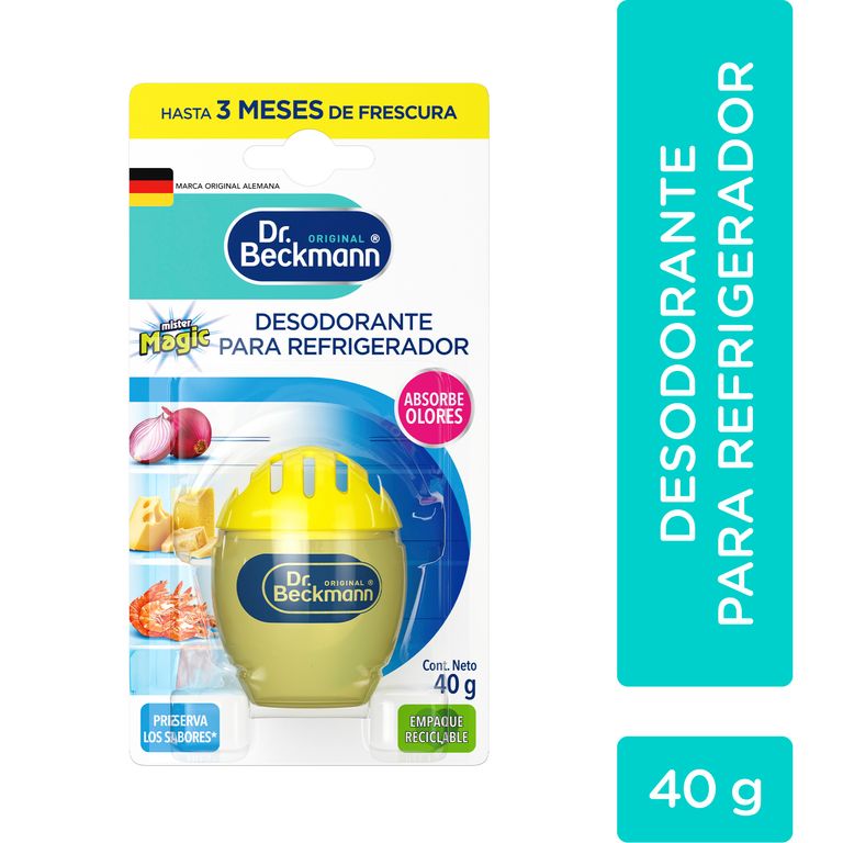 Desodorante para Refrigerador Dr Beckmann Limón Envase 40 g