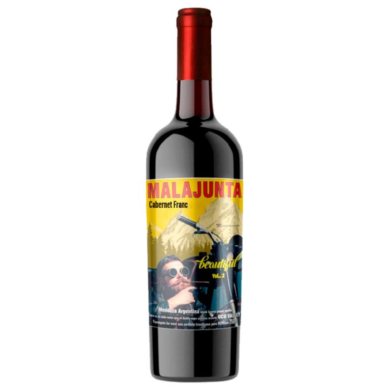 Vino Tinto Malajunta Cabernet Franc Botella 750 mL