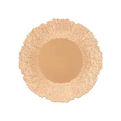 CASA JOVEN - Portaplato Dorado Textura