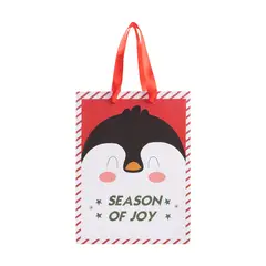 undefined - Bolsa Diseño Cara Pingüino 24 cm