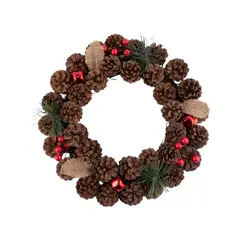 undefined - Corona 40cm Piñas Naturales