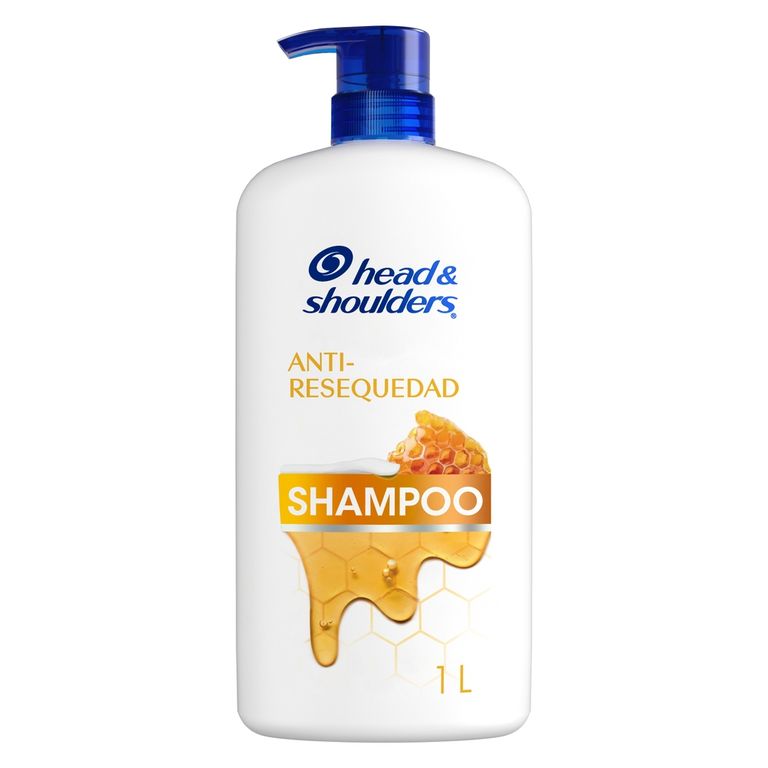 Shampoo Head Shoulders Antiresequedad Miel Envase 1 L