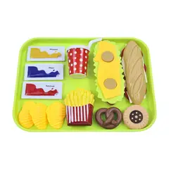 KIDS N PLAY - Set Fast Food 17 Pzas