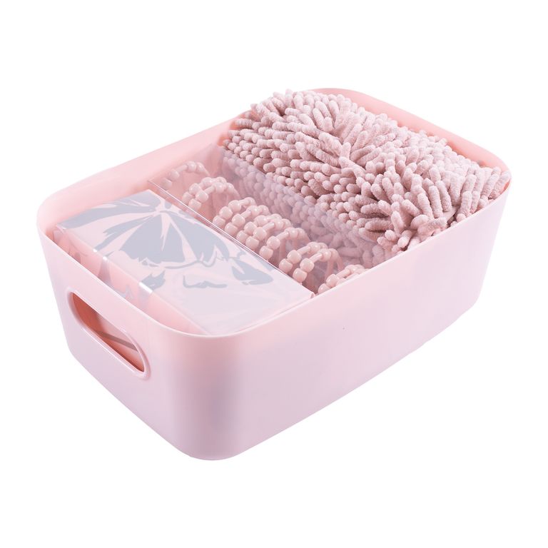 Set Canasta, Cortina, Piso y Gancho Rosa