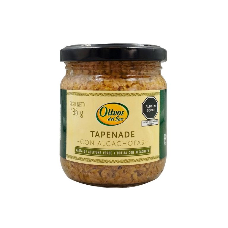 Tapenade Olivos del Sur con Alcachofas Envase 185 g