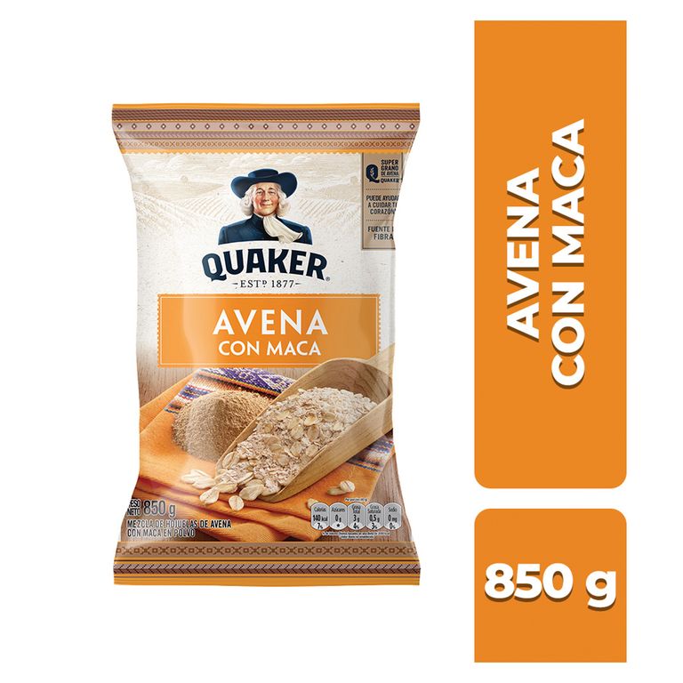 Avena Quaker con Maca Bolsa 850 g