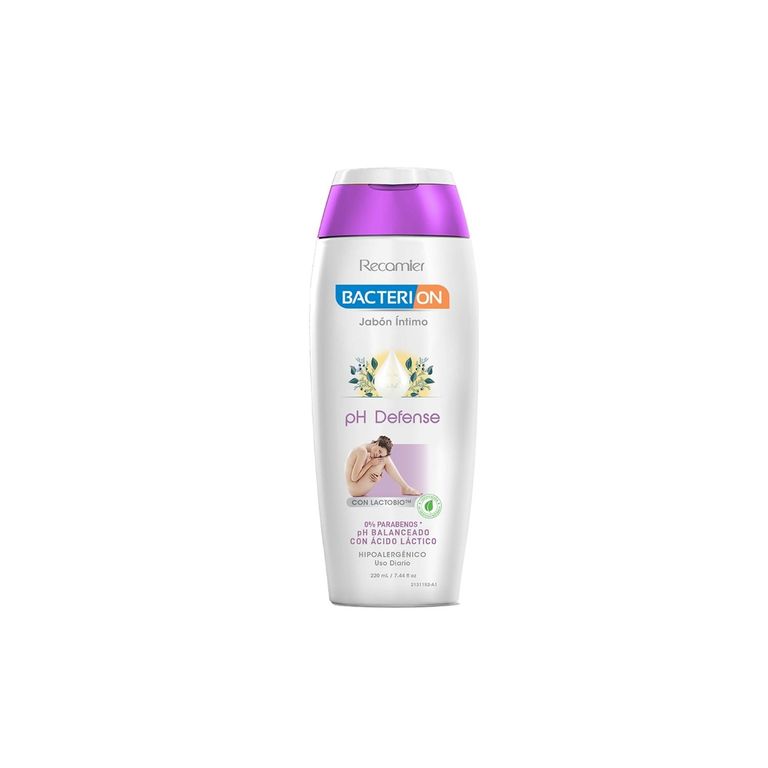 Jabón Intimo Bacterion PH Neutro Envase 220 mL