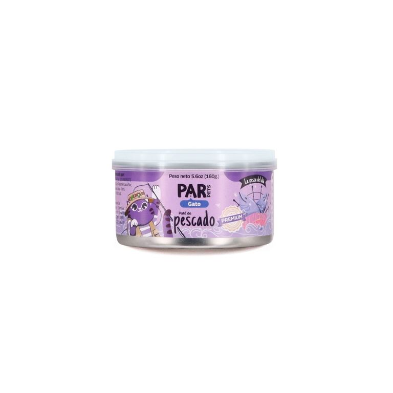 Paté de Pescado Par Pets Gato Lata 160 g