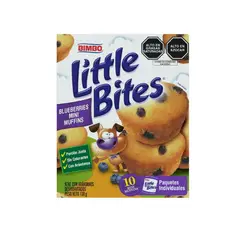 BIMBO - LITTLE BITES BLUEBERRY CJ 10P 130G BIM
