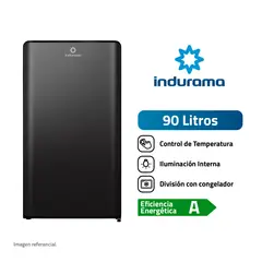 INDURAMA - Frigobar 90 Litros Negro
