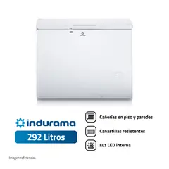 INDURAMA - Congeladora 292 Litros Blanco
