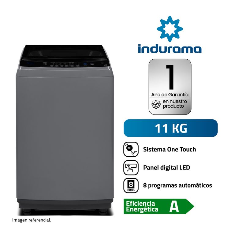 Lavadora 11 Kg Carga Superior LRI-11DGR Gris Oscuro