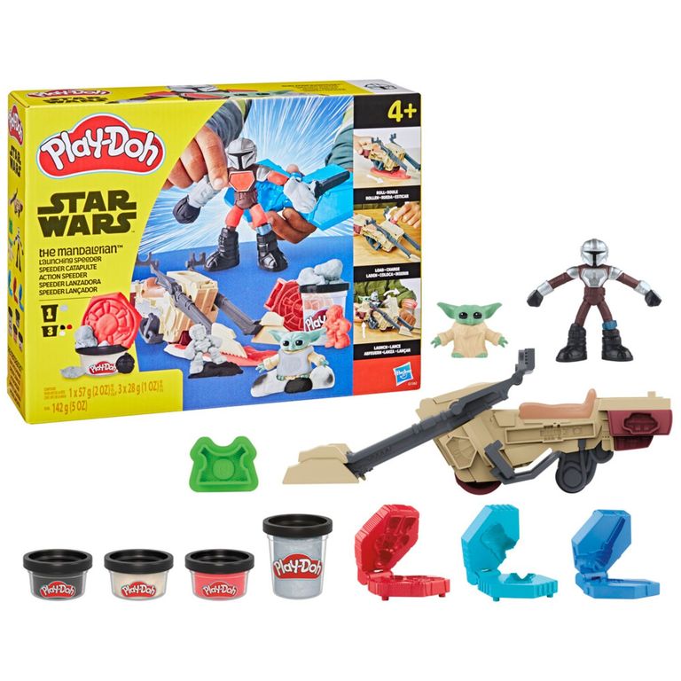Play Doh Star Wars The Mandalorian Launching Speeder
