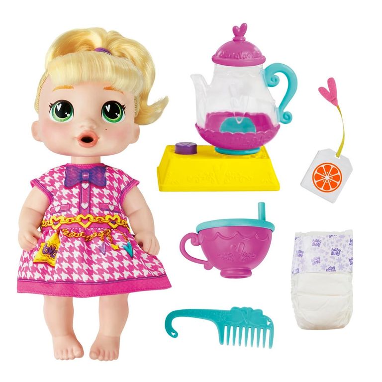 Muñeca Baby Alive Lala Bubbly Tea Party