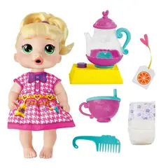 BABY ALIVE - Muñeca Baby Alive Lala Bubbly Tea Party