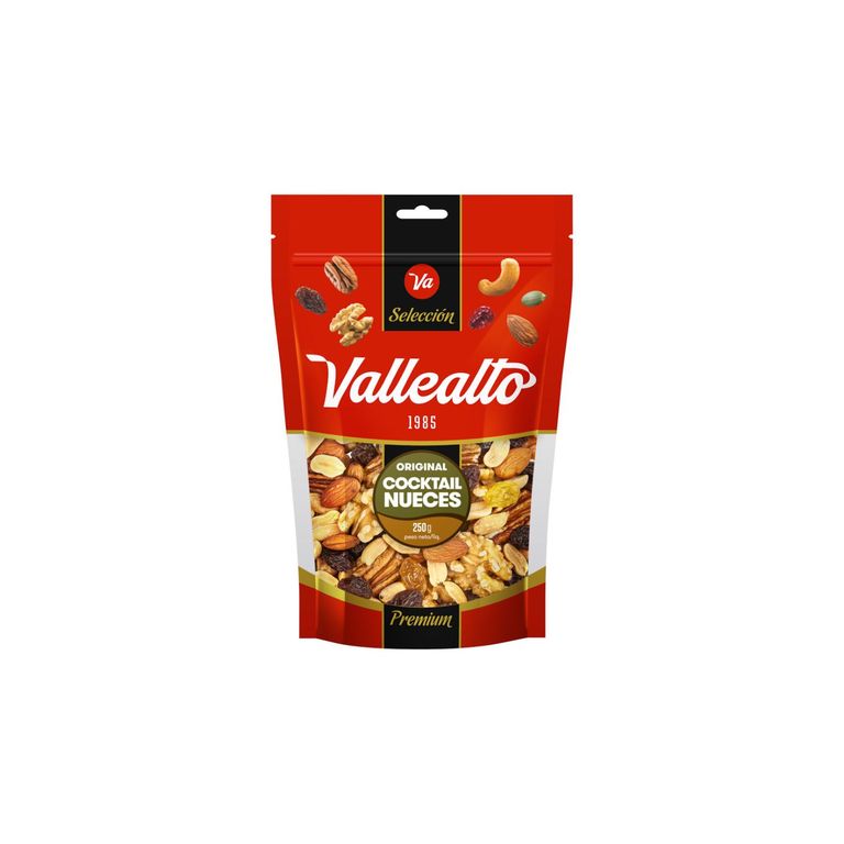 Premium Cocktail Nueces Vallealto Bolsa 250 g