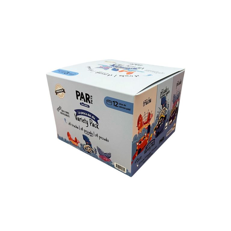 PAR PETS GATO LA PESCA DEL DIA X 12 UNDS