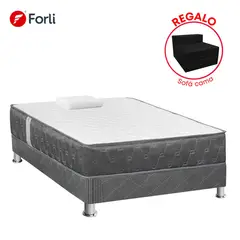 Forli - Cama Americana Acqua 1.5 Plazas + Sofá Cama