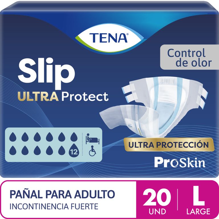 Pañal para Adulto Tena Slip Ultra Protect Empaque 20 Und