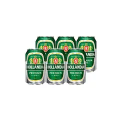 HOLLANDIA PREMIUM - 6PACK CERVEZA LAGER HOLLANDIA LT 330ML