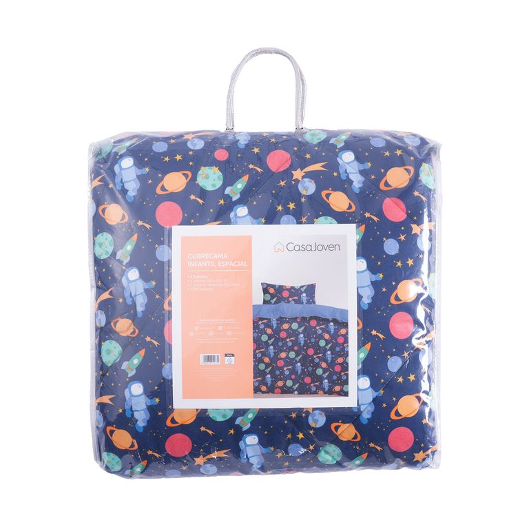 Cubrecama Infantil Espacial