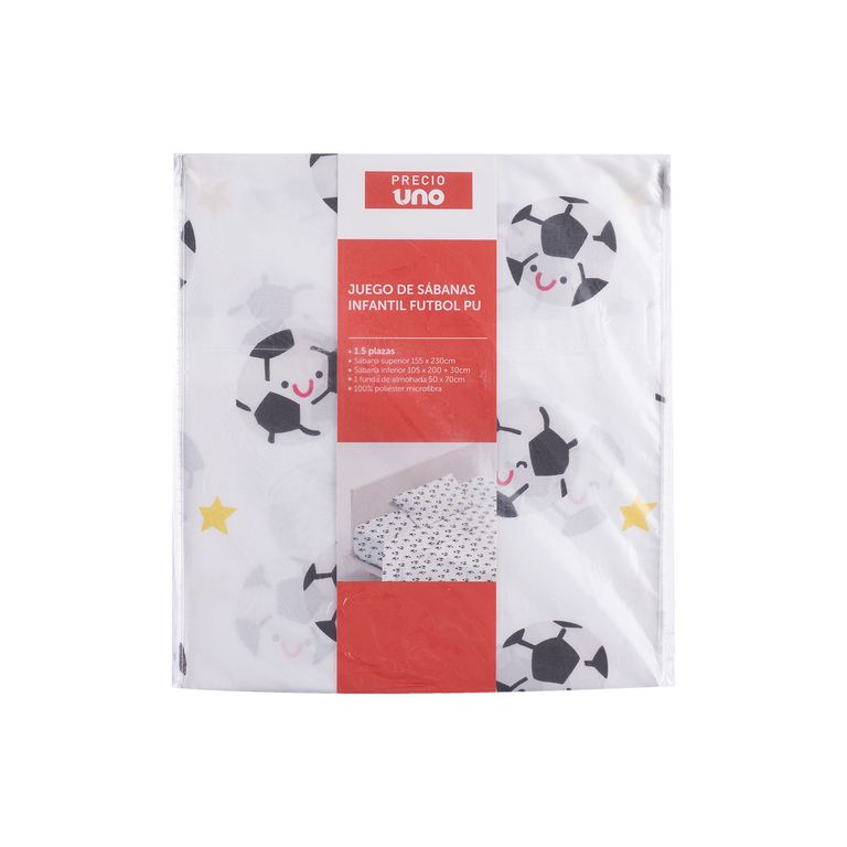 Juego de Sábanas Infantil Fútbol Pu