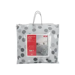 PRECIO UNO - Cubrecama Vera Est Gris 1.5Plz Pu