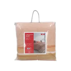 PRECIO UNO - Cubrecama Vera Est Coral 1.5Plz Pu