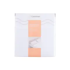 Casa Joven - Sábanas Broderie Blanca Beige 2Plz