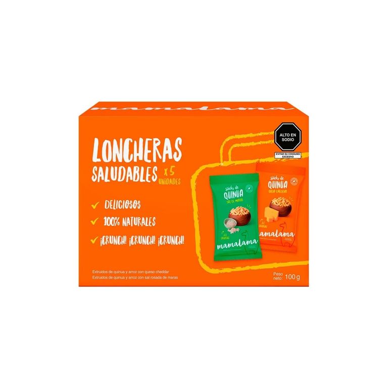 Lonchera Multipack Mamalama Sticks Caja 5 Und