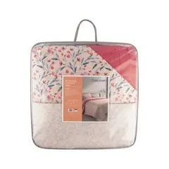 CASA JOVEN - Set de Cama Quilt 2 Fresa