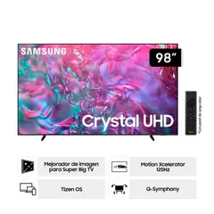 SAMSUNG - Televisor Samsung 98'' Crystal UHD Smart TV