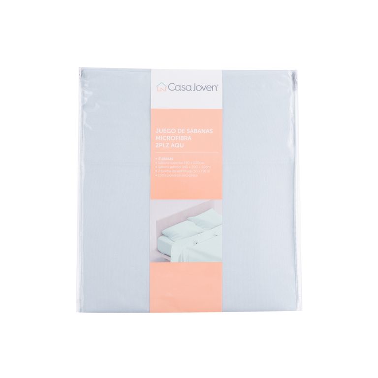 Juego de Sábanas Microfibra 2Plz Aqu