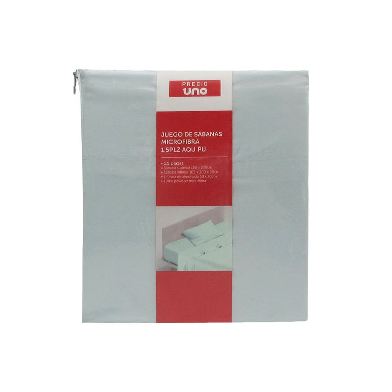 Juego de Sábanas Microfibra 1.5Plz Aqu