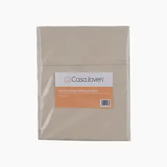 CASA JOVEN - Funda Premium Beige Pack X2 50 x 70 cm