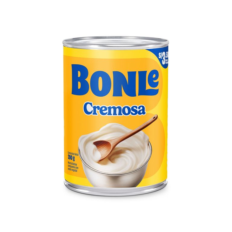 Mezcla Láctea Bonlé Cremosa Lata 390 g