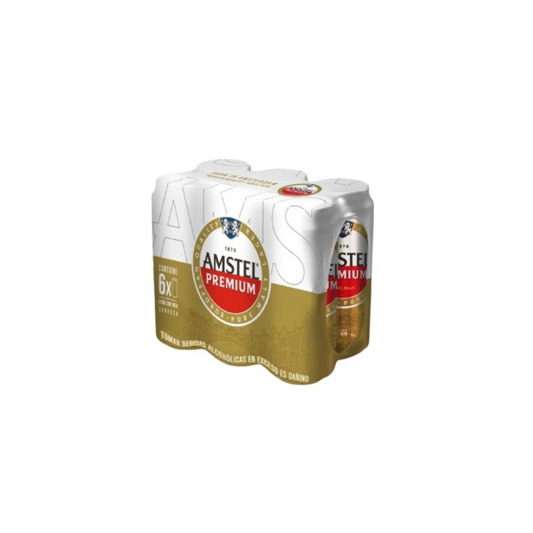 Cerveza Amstel Sixpack Lata 310 mL