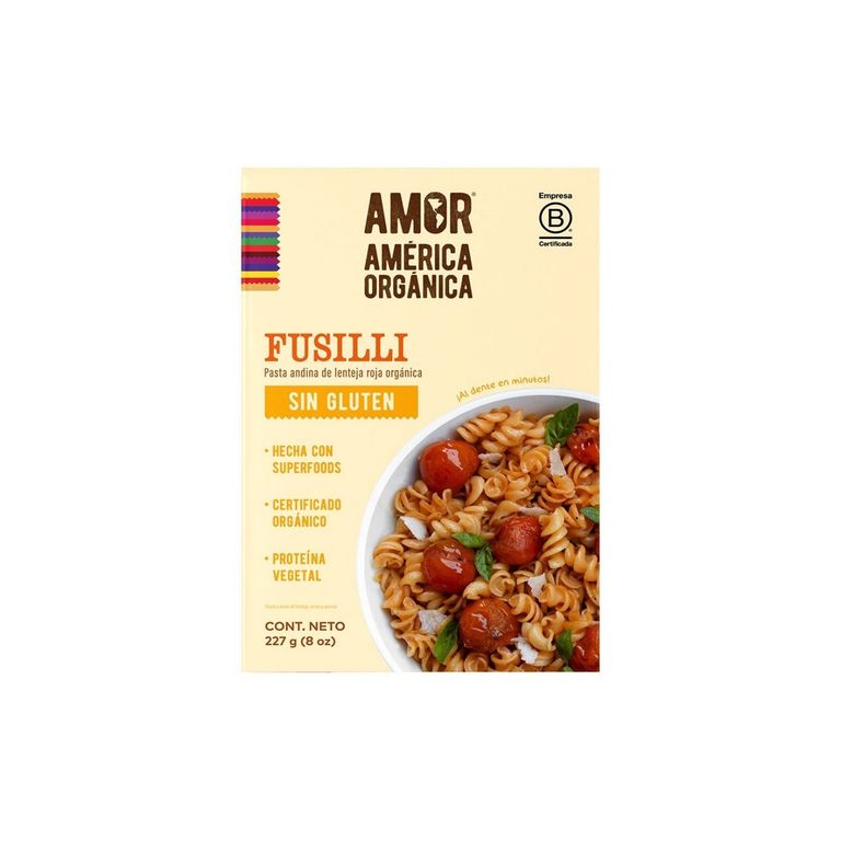 Pasta Andina Fusilli Proteica Amor Bolsa 227 g