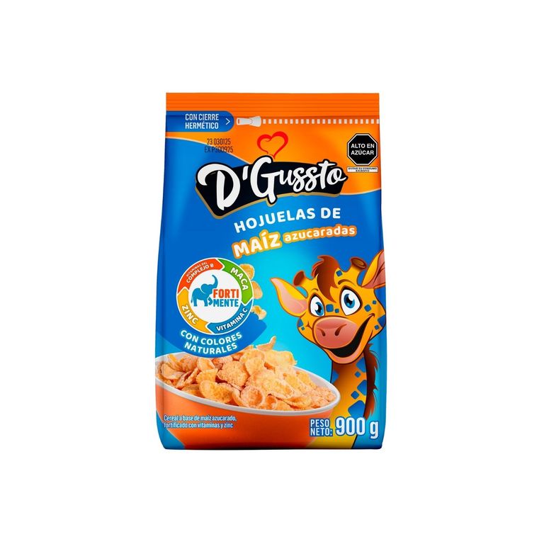 Cereal D Gussto Hojuelas Azucaradas Bolsa 900 g