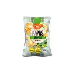 BUSKY SNACKS - Papas Fritas Bucky Jalapeño Bolsa 120 g
