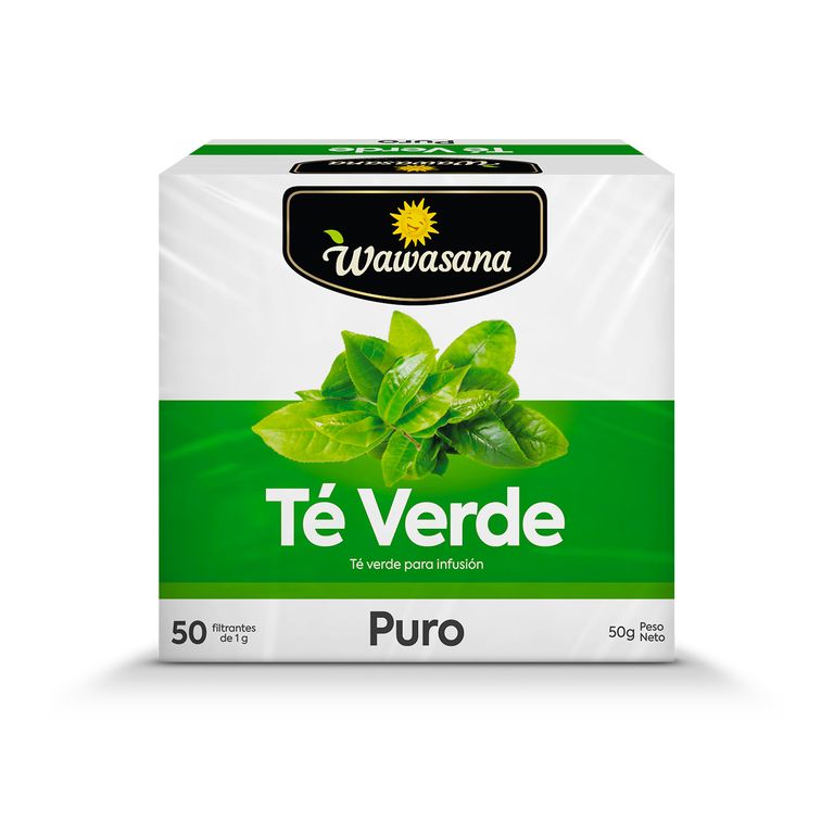 Infusión Té Verde Puro Wawasana Caja 50 Sobres