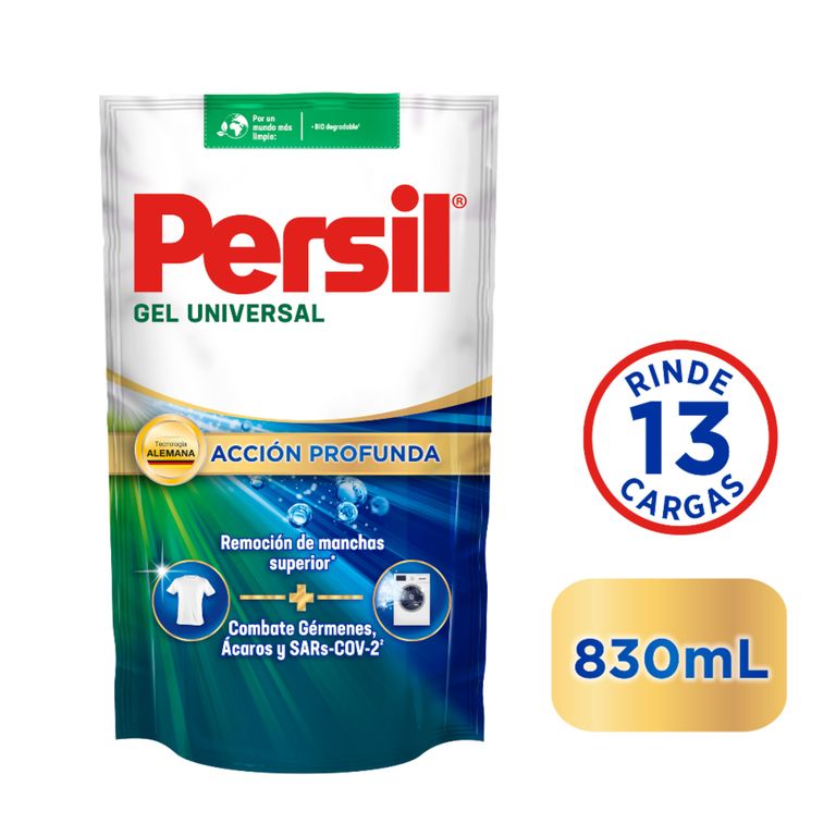 Detergente Líquido Persil Universal Doypack 830 mL