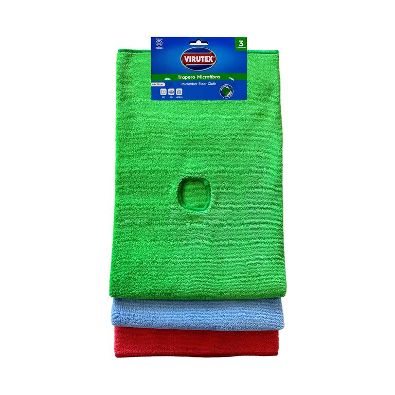 Trapero de Microfibra con Ojal Virutex Empaque 3 Und